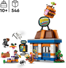 LEGO Fortnite Durrr Burger Restaurant - Gaming Spielzeug mit Strandbomber, Beefboss, Schmierfink und EIN Skelett Minifiguren - Sammelbares Gamer Geschenk für Jungen und Mädchen ab 10 Jahren - 77076
