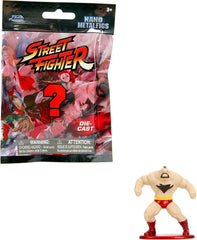 Jada Toys Street Fighter Figure (1X Mystery Figure in Blind Pack) - Detailed Nano Collectible Figure (4 Cm), 1 of 13 Metal Street Fighter Figures For Fans And Collectors Aged 3+, Wave 1 Action figures Naty Shop