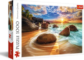 Trefl TR10461 Samudra Beach, India 1000 piese, calitate premium, pentru adulți și copii de la 12 ani Puzzle, colorat Puzzle Naty Shop Titlu implicit