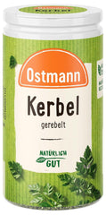 Ostmann Gewürze - Kerbel gerebelt | Kräuternote für Lammgerichten und deftige Eintöpfe | 8 g w Der Streudose