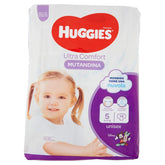 Huggies PANNOLINI Mutandina pieluszka jednorazowa, chłopcy/dziewczęta, 12kg, 17kg, wielokolorowy, 14 sztuk (S)
