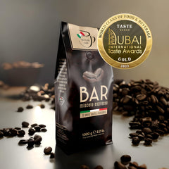 Nik Café Espresso Blend - Adevăratul Italian - Câștigător al Premiului Mondial pentru Alimente și Băuturi 2023 - Boabe de Cafea Prăjite, 1 kg