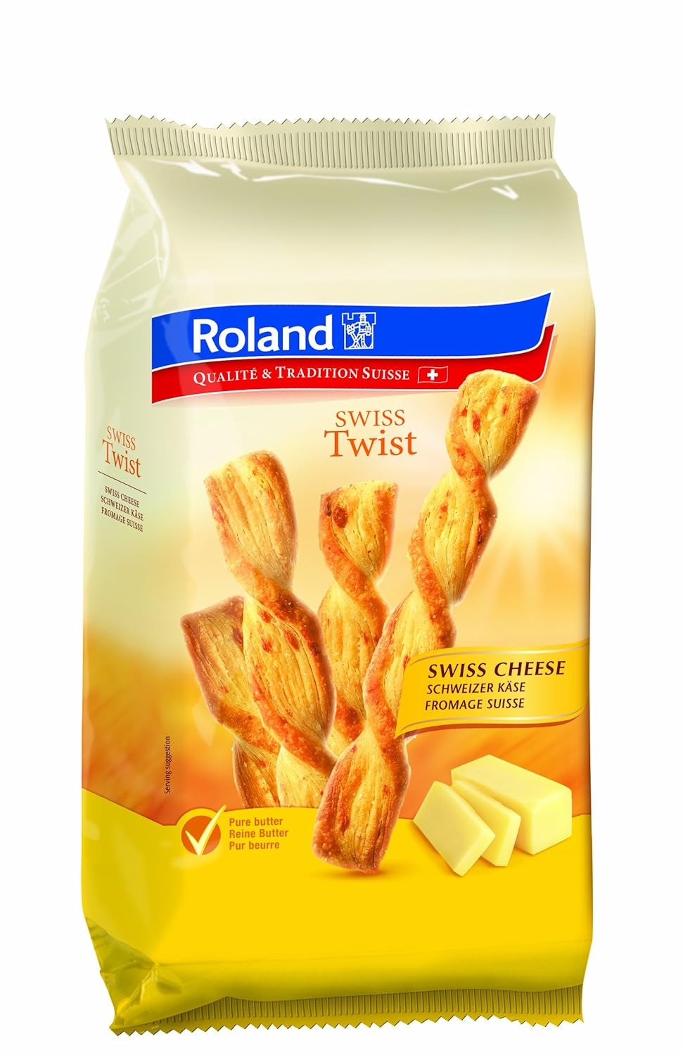 Swiss Twist Schweizer Käse 100 g, 12er Pack (12 x 100 g)