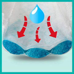 Pieluszki Pampers (stara wersja), spodnie nocne, rozmiar 5, 22 sztuki, 12kg-17kg