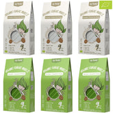 Elf-Family 6 Cutii (12 buc.) Tăiței Konjac Organici Ultra Low Carb Shirataki Vegani Fără Gluten - 1,62 kg, Tăiței Instant fără carbohidrați/Keto/Scăzuți în calorii/Fără grăsimi/Fără zahăr - Spaghete și Fettuccine