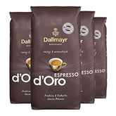 Espresso d'Oro boabe întregi 4x 1000g (4000g) - cafea puternic aromată