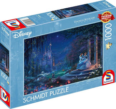 Schmidt Spiele 58043 Thomas Kinkade, Disney, Kopciuszek tańczący w świetle gwiazd, układanka 1000 elementów, kolorowa Puzzle Naty Shop