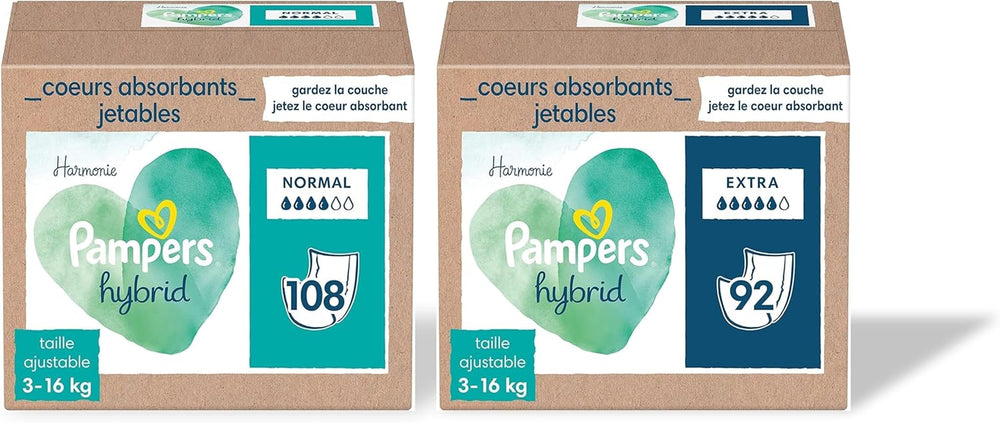 Harmony Hybrid 200 Jednorazowe wkłady ochronne Wyjątkowa chłonność do zmywalnych pieluszek hybrydowych chronią wrażliwą skórę dziecka
