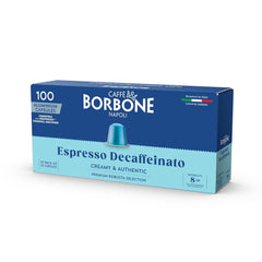 Caffè Borbone Decaffeinato - 90 Kaffeekapseln - cremig & authentisch - Kompatibel mit Nespresso®* Haushalts-Espressomaschinen