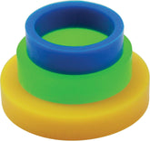 Inele de ghidare pentru sucitor mic, plastic, multicolor, 14 x 9 x 2,05 cm, 8 bucăți