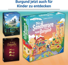 Ravensburger 24687 Burgundy Sandcastles - Gra dla dzieci od 5. roku życia, dla 2-4 graczy