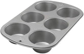 Wilton 445291 445291 Forma do muffinów Jumbo, powłoka nieprzywierająca, 6 otworów, 4,5 X 22,2 X 34,2 cm, stal Formy i blachy do pieczenia Naty Shop