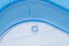 Bestway - Nadmuchiwany basen prostokątny Blue Deluxe, 211 x 132 x 46 cm, niebiesko-biały