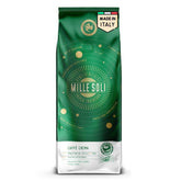 Caffè Crema - Boabe de cafea prăjite în Sicilia - Proces tradițional de prăjire îndelungată cu cremă perfectă, pungă de 250 g, aciditate deosebit de scăzută pentru aparate complet automate și portafiltru