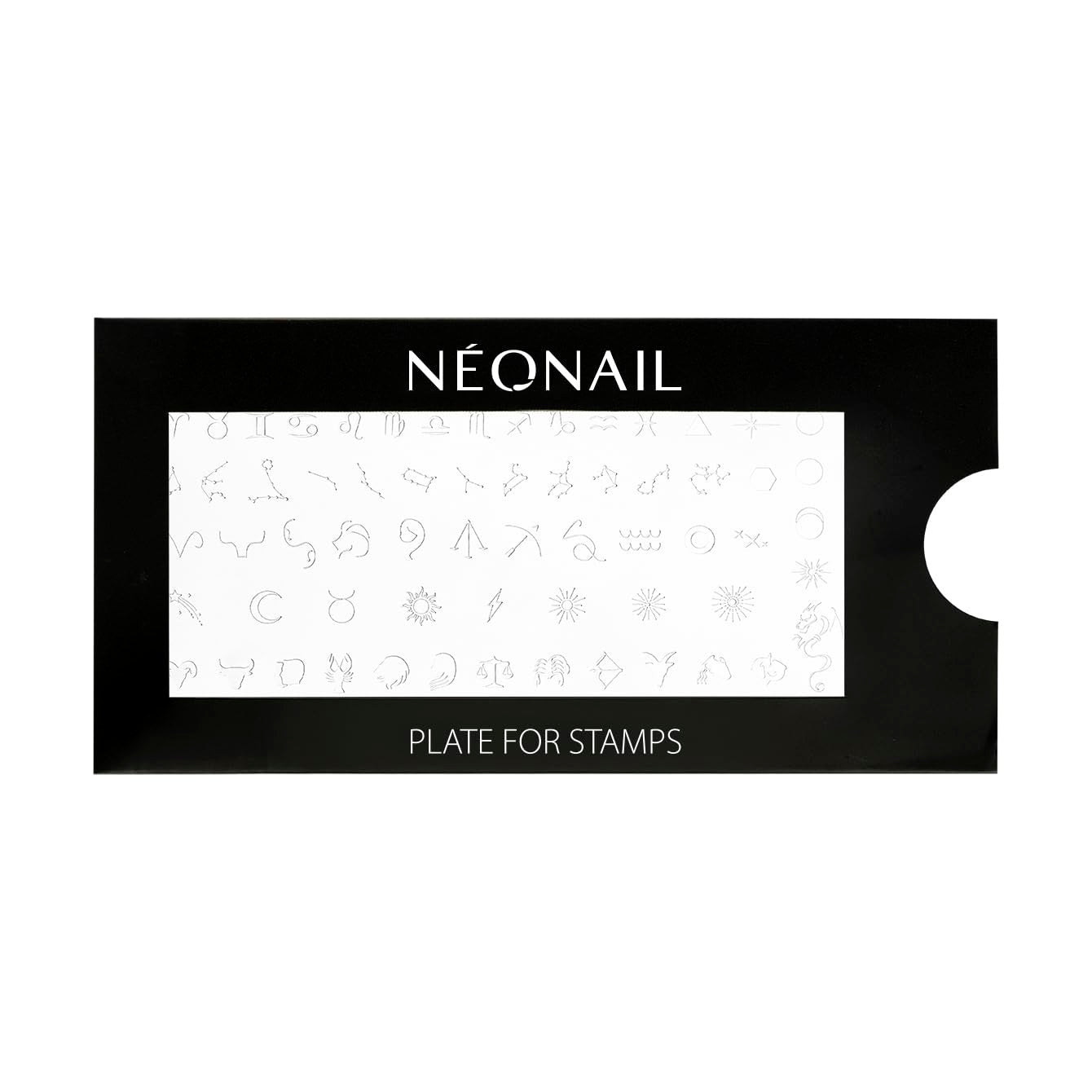 NÉONAIL Nagel Stempel Mit Schaber - Nägel Selber Machen - Nail Art Stamper - Nageldesign Für Nagel Schablone - French Nails Stempel - Silikon Nagelstempel
