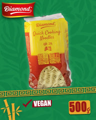 DIAMOND Makaron błyskawiczny bez jajek, makaron z woka z mąki pszennej błyskawicznej i dodatki - 1 x 500g