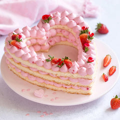 Tavă de copt Städter în formă de inimă, ø 26 cm, oțel inoxidabil - rezistentă la rugină, calitate profesională, ideală pentru prăjituri cu cremă, potrivită pentru mașina de spălat vase, include rețete, suprafață lucioasă