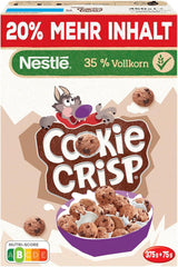 Nestlé Cookie Crisp (+20%), Pełnoziarniste ciasteczka śniadaniowe dla dzieci, opakowanie 1 szt. (1x450g)