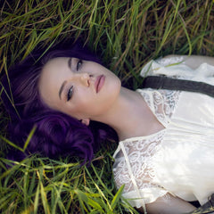 100% vegan și fără cruzime Vibrant Semi Permanent Hair Colour Dye - Purple AF 165 ml e Vopsea pentru par Naty Shop