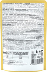 Cat Bio Monoprotein Chicken, hrană umedă pentru pisici, 16 pliculețe x 85 g