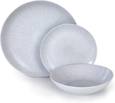 Barazzoni 82000625, Set veselă, 18 piese, 6 persoane, gri, porțelan Seturi vesela masa Naty Shop Default Title