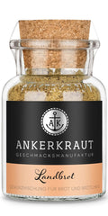 Ankerkraut Landbrot, Gewürzmischung zum selber backen von Brot und Brötchen, Semmeln im Backofen backen, 70 g w Korkenglas