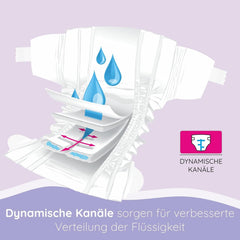 Pieluchy Bella Baby Happy Premium, rozmiar 6, Junior Extra, 15+ kg, 96 sztuk, pieczęć DERMATEST i OEKO-TEX, pieluchy jednorazowe