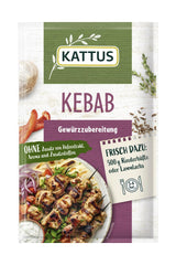 - Kebab Gewürzzubereitung | Przyprawa na 3-4 porcje | Ohne Zusatz von Fefeextrakt, Aroma und Zusatzstoffen | 25 g w torebce