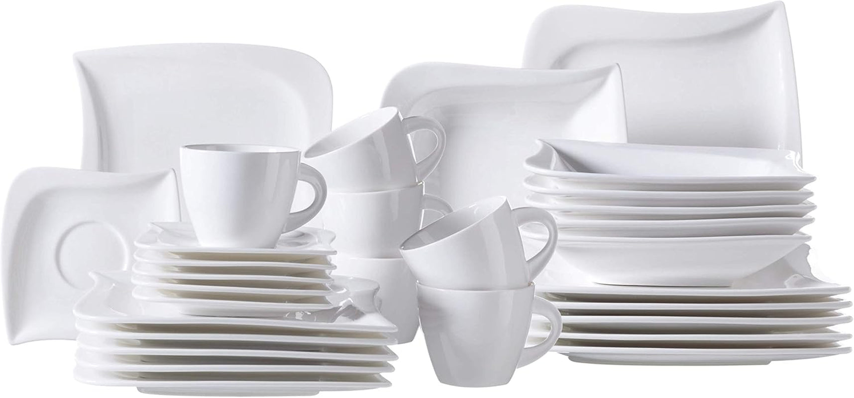 Mäser Seria La Musica, Serviciu combinat, Porțelan Seturi vesela masa Naty Shop Serviciu combinat 30 bucăți