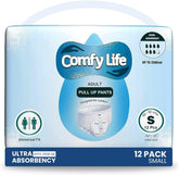 Majtki na nietrzymanie moczu Premium dla dorosłych, wysoka chłonność, rozmiar S, 12 sztuk