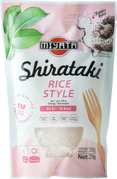Ryż Miyata w stylu Shirataki z mąki konjac, 1 opakowanie (1 x 270g)