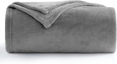 Aisbo Cuddly Blanket Fluffy Blanket Grey - Fleece Blanket 150X200 Cm XL Warm Sofa Blanket, Cosy Living Blanket Light Grey Soft As Living Room Blanket Couch Blanket For Winter Paturi si Cuverturi Besuche den Aisbo-Store Gri 150 X 200 Cm