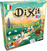 Asmodee Kids - Dixit Kids, gra planszowa pobudzająca wyobraźnię i fantazję dla dzieci i całej rodziny, ilustrowane karty do gry, 3-6 graczy, wiek 6+, 25 min, wydanie włoskie