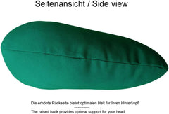 Pernă de gât Lemos Home cu umplutură din microfibră, pernă de susținere a gâtului, pernă de călătorie confortabilă pentru avion, mașină, birou, ideală pentru camping, vacanțe și gadgeturi de călătorie (verde mentă)
