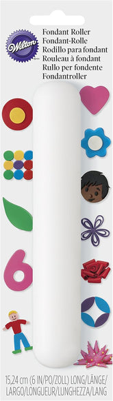 Wałek do kremówki Wilton, 2.6924000000000001 x 6.5278 x 22.174200000000003 cm, biały