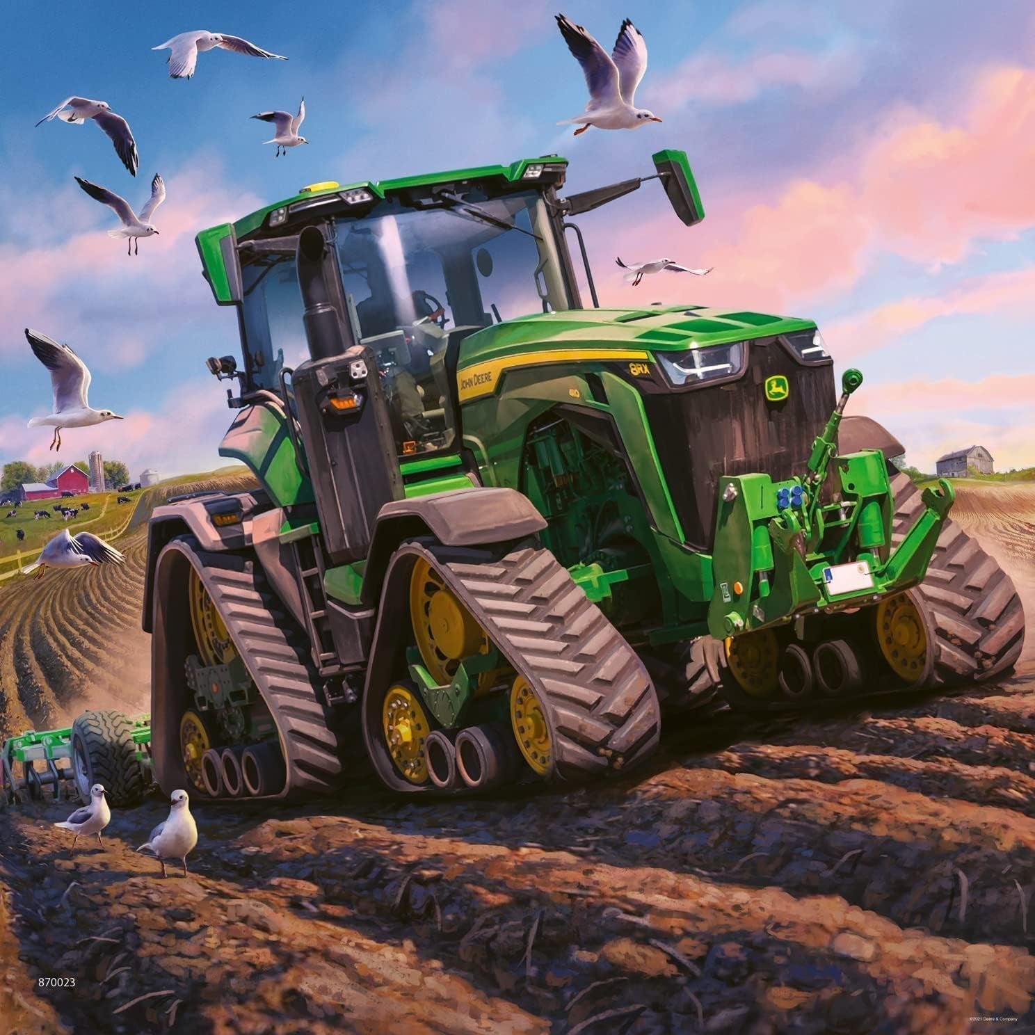 Ravensburger puzzle pentru copii 05173 - John Deere în acțiune - 3X49 piese puzzle pentru copii cu vârsta de 5 ani și peste Puzzle Naty Shop