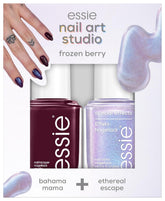 Set Essie nail art studio frozen berry (ojă 44 bahama mama, ojă efecte speciale 30 ethereal escape)