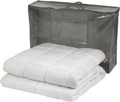 Koc obciążeniowy Abeil, 7,5 kg, 220 x 240 cm, efekt uspokajający, biały Kołdry i kołdry Naty Shop biały 220 x 240 cm