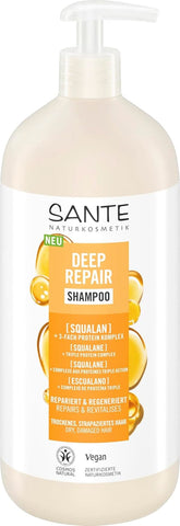 SANTE Naturkosmetik, șampon vegan de îngrijire pentru păr neted și strălucitor, 950 ml Duș și baie Naty Shop New
