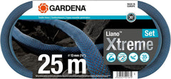 Set Gardena Liano Xtreme 1/2 inch, 25 m: Furtun de grădină extrem de robust din material textil, cu furtun interior din PVC, ușor, rezistent la intemperii (18475-20)