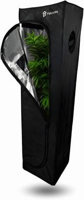 Namiot do uprawy o wymiarach 40x40x160 cm z systemem zarządzania kablami, okienkiem, metalową ramą, tkaniną 1680D, torbą na akcesoria do uprawy - pudełko do uprawy w pomieszczeniach - najlepsza szklarnia do rozmnażania roślin