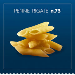 Makaron Barilla Klasyczny Penne Rigate Nr. 73 z wysokiej jakości pszenicy durum, zawsze al dente (1 x 500 g)