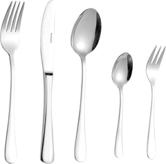 Zestaw sztućców Sylvia Wykonany ze stali nierdzewnej 18/0 Polerowanej 30 sztuk Kuchnia Naty Shop