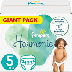 Pieluszki PAMPERS Harmony rozmiar 5, 123 sztuki (11-16 kg)