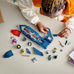 LEGO Marvel X-Jet X-Men budują model samolotu z figurkami, w tym Wolverine'a i Rogue'a. Zabawka superbohatera dla dzieci na prezent dla chłopców i dziewcząt w wieku 8 lat 76281 Zestawy konstrukcyjne Beuche den LEGO-Store