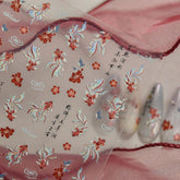 JMEOWIO 3D Nagelsticker Koi Fisch Nail Art Sticker Selbstklebend Nagelaufkleber 5D Stereoskopisch Dekoration Nageldesign Zubehör 1 Blatt