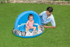 Basen dla dzieci Safari z osłoną przeciwsłoneczną Φ38 x W26/Φ97cm x W66cm