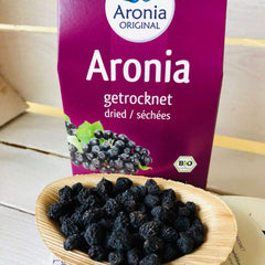 Aronia ORIGINAL, Fructe de aronia deshidratate, fără conservanți, fără zahăr adăugat, 500 grame Produse deshidratate Naty Shop