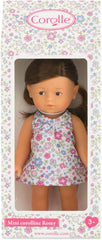 Corolle 9000240020 - Romy brunetka Les Trends Mini Corolline 20cm, francuska lalka z urokiem i zapachem wanilii, 20 cm