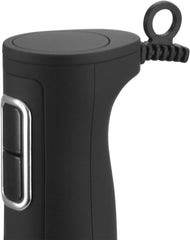 Emerio HB-111446 Mikser stojący, TESTSIEGER Preis/Leistung, Gummierter Rutschfester Griff, Edelstahl, Bpa-Frei, Schwarz, 250W Kitchen Naty Shop